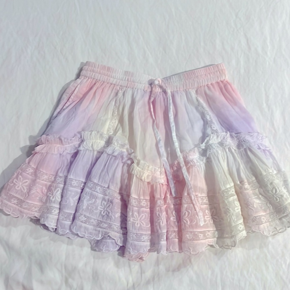 LoveShackFancy mini skirt- size small